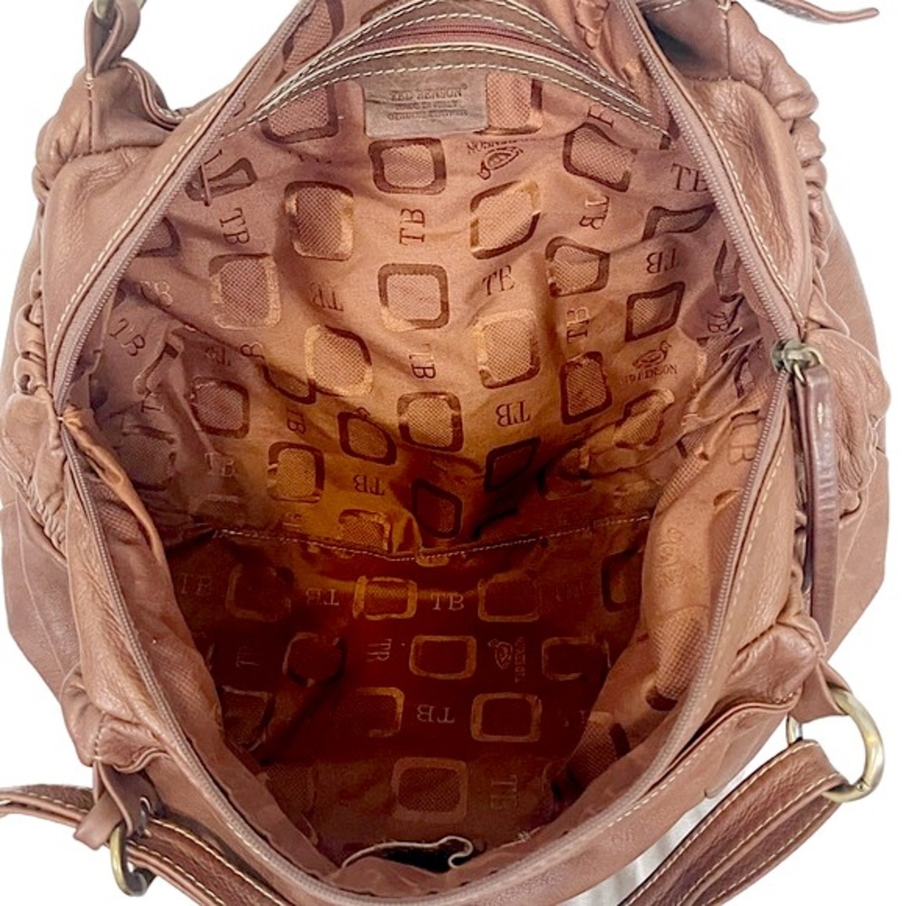 Elegant Brown Leather Tote by [Brand] - Picture 7 of 8